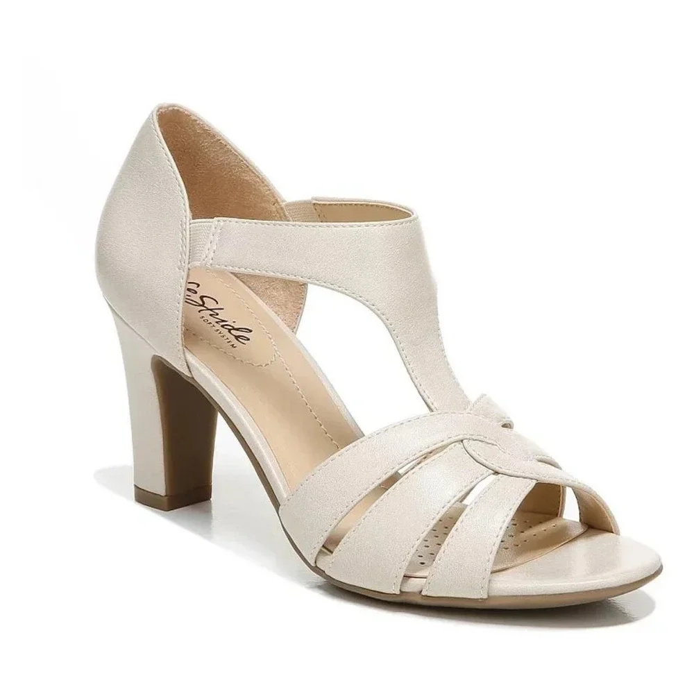 LifeStride Caramel Women's High Heels in‎ Almond Size 8 NEW
